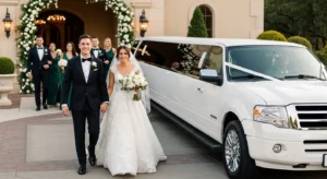 Limo Wedding Setup